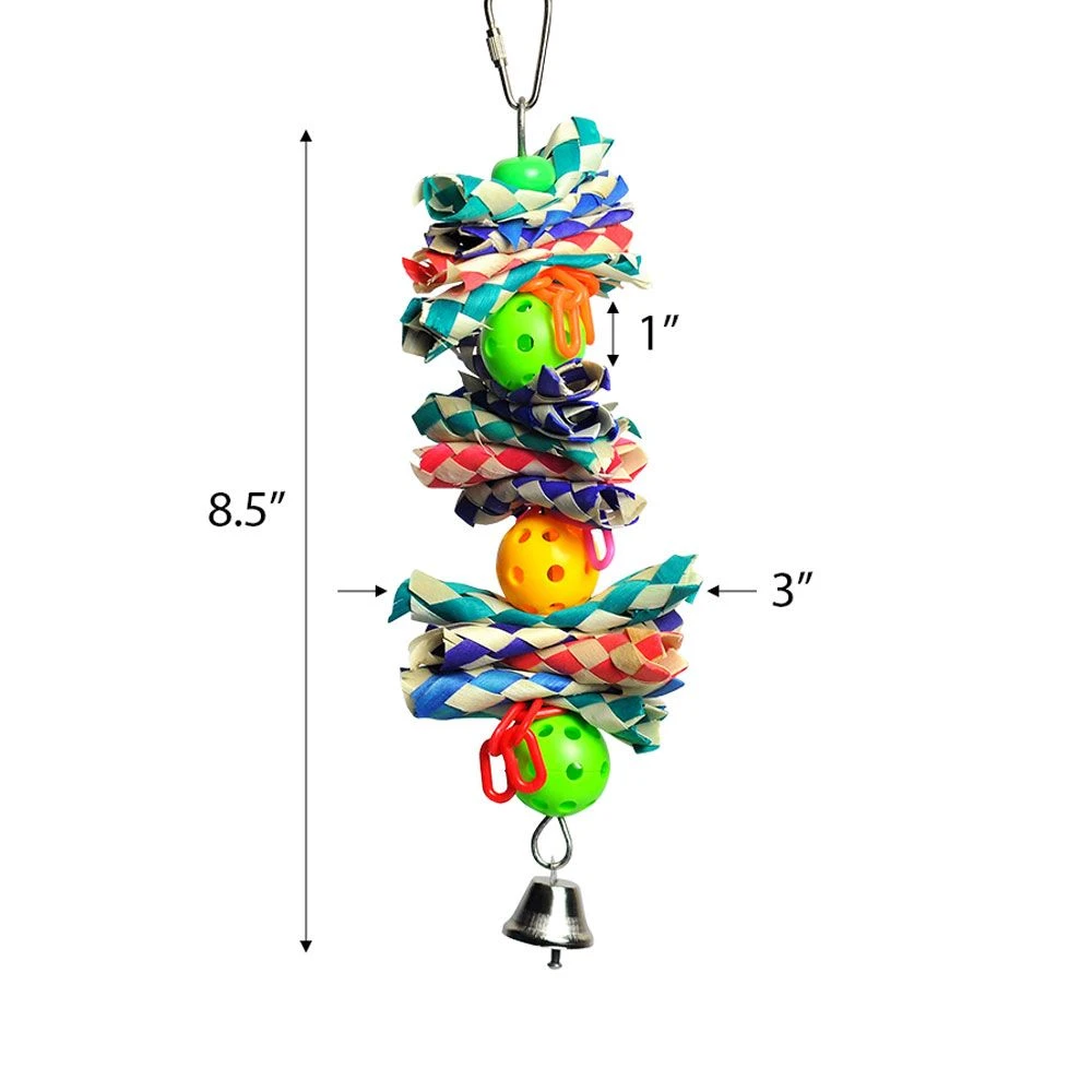 Happy Beaks Toy - Hanging Finger Trap & Balls - Image 2