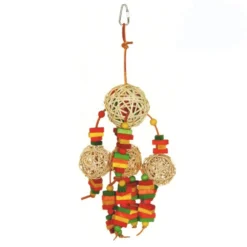 Happy Beaks Toy - Vine Ball Surprise (Medium)