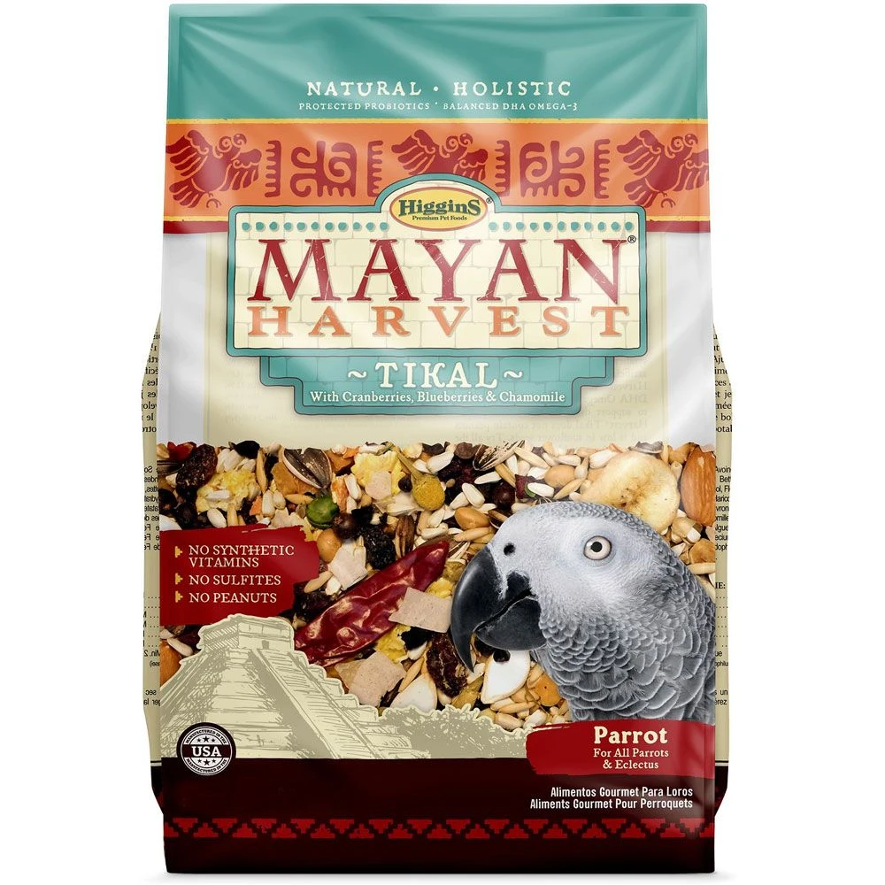 Higgins Mayan Harvest Tikal Parrot Food, 20-lb Bag