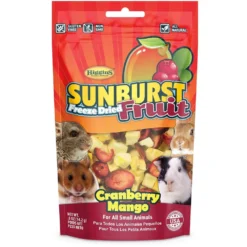 Higgins Sunburst Freeze Dried Fruit Cranberry Mango Small Animals Treats, .5-oz Bag