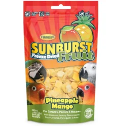 Higgins Sunburst Freeze Dried Fruit Pineapple Mango Bird Treats, .5-oz Bag