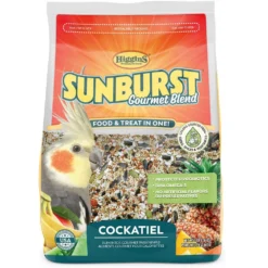 Higgins Sunburst Gourmet Blend Cockatiel Food, 3-lb Bag