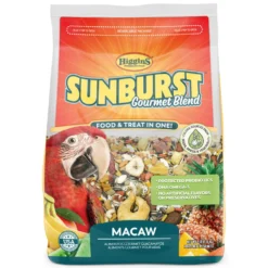 Higgins Sunburst Gourmet Blend Macaw Food, 3-lb Bag