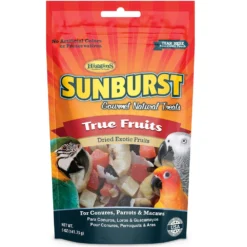 Higgins Sunburst True Fruits Dried Exotic Fruits Bird Treats, 5-oz Bag