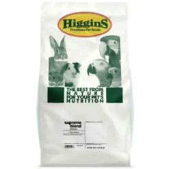 Higgins Supreme Blend Parakeet Food, 50-lb Bag