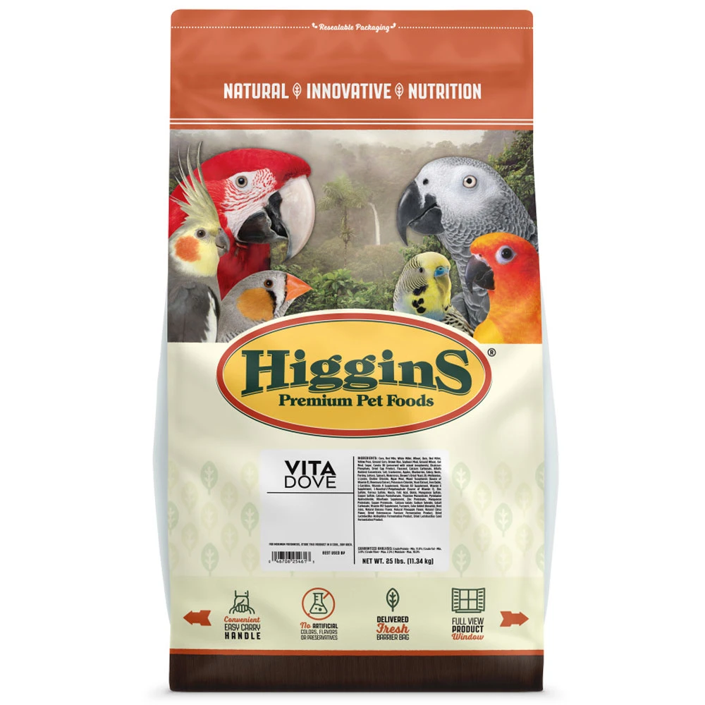 Higgins Vita Seed California Blend Vita Dove Food, 25-lb