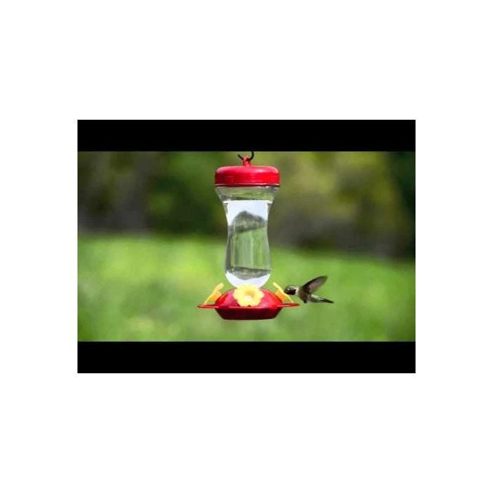 Perky-Pet® Yellow Petunia Top Fill Glass Hummingbird Feeder - Image 3