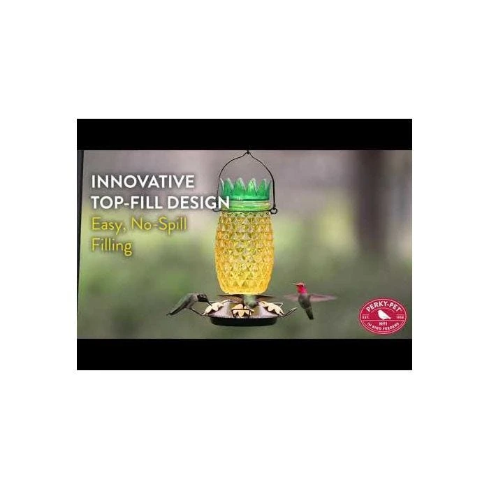 Perky-Pet® Pineapple Top-Fill Hummingbird Feeder - Image 2