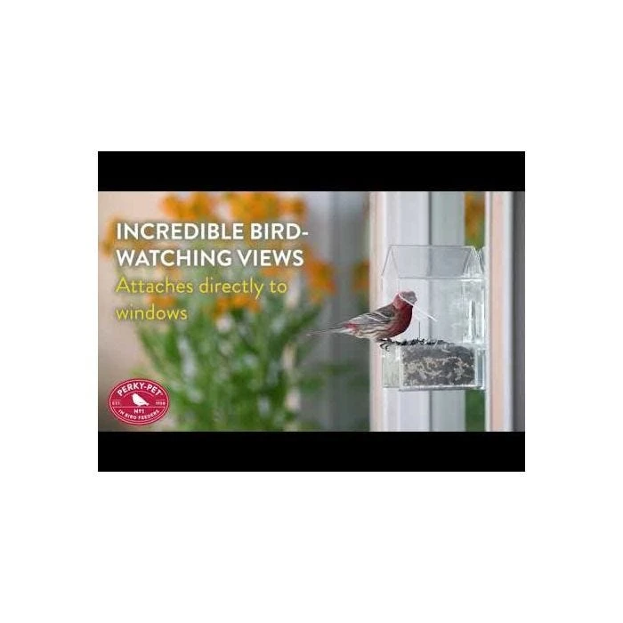 Perky-Pet® Window Bird Feeder - ½ Lb Seed Capacity - Image 2