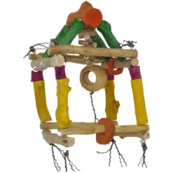 Java Wood Toy - Hanging Single Tower (Medium)