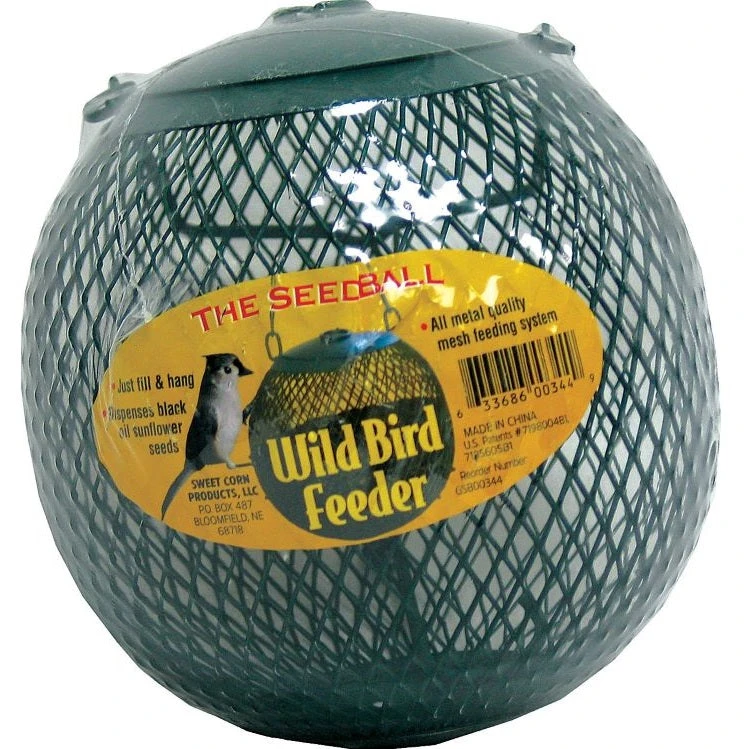 No/No Seed Ball Wild Bird Feeder, Green