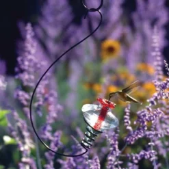 Mini-Blossom Hanging Hummingbird Feeder, Assorted Colors