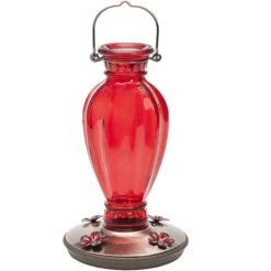 Perky Pet Vintage Daisy Vase Hummingbird Feeder #8133-2