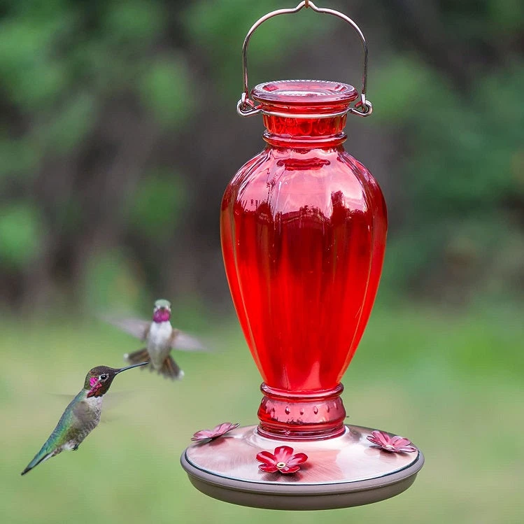 Perky Pet Vintage Daisy Vase Hummingbird Feeder #8133-2 - Image 5