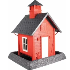 Village Collection School House Bird Feeder