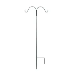 Shepherd's Hook, 64" Black Double Hook 89029 - Green Thumb