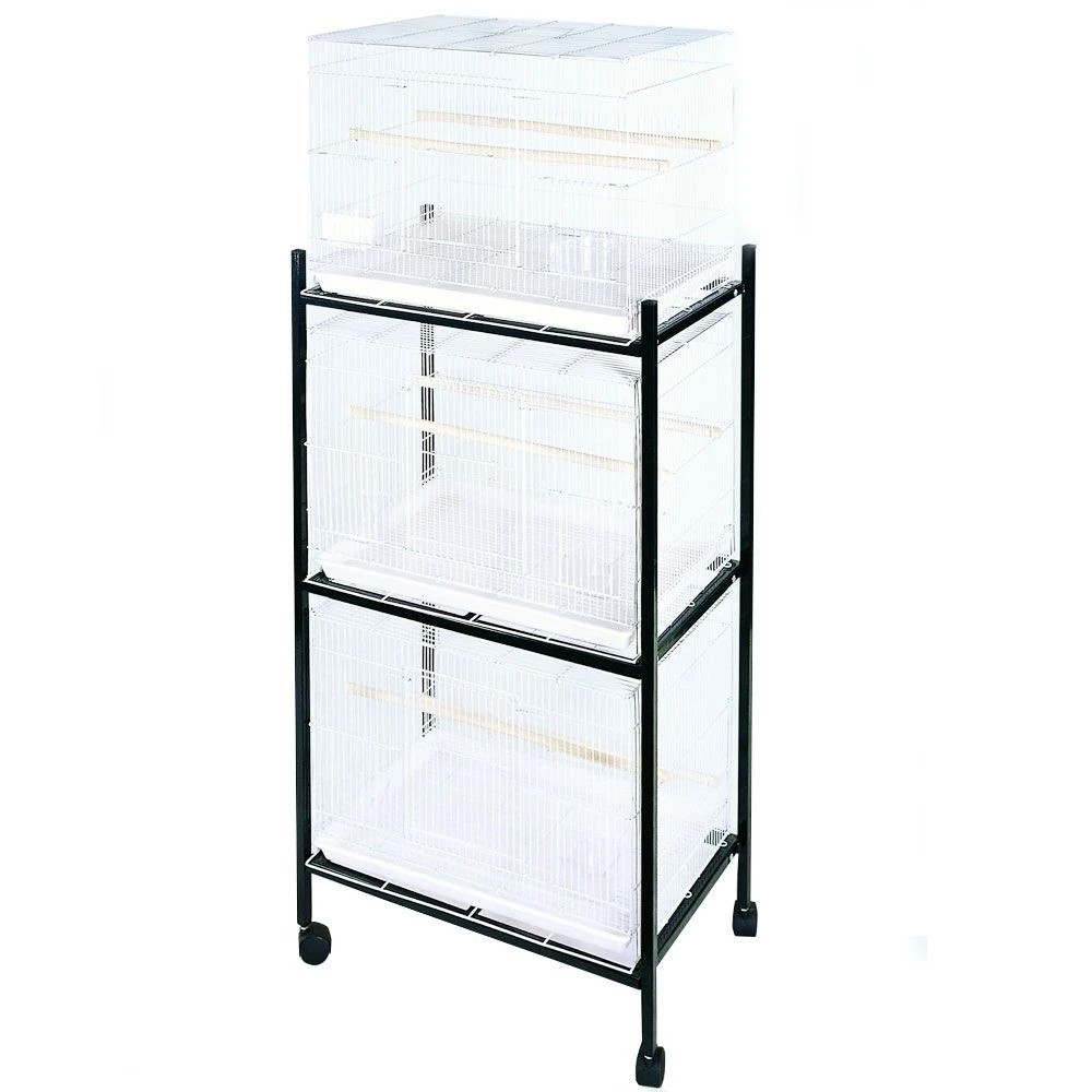 Stand For 503 Flight Cages 3 Tier - White