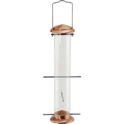 Audubon Copper Thistle/Nyjer Seed Tube Bird Feeder 23912