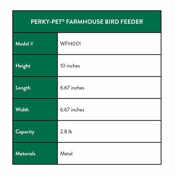 Perky-PetĀ® Farmhouse Wild Bird Feeder - Image 15