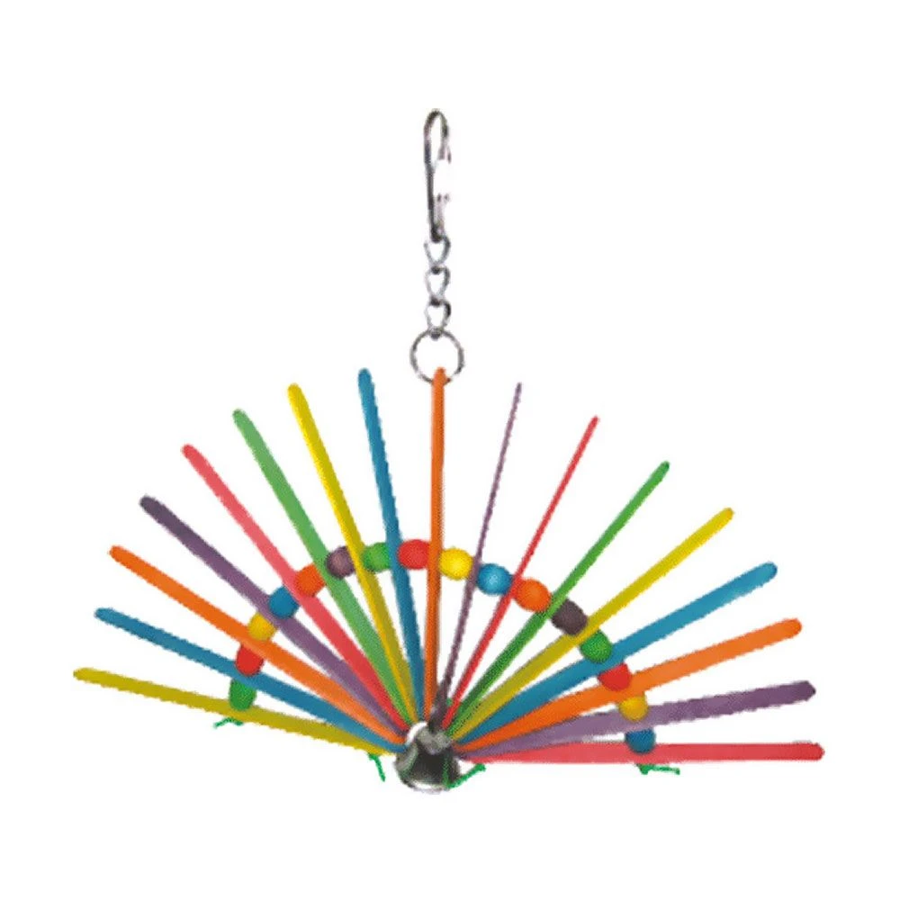 Wooden Bird Toy Peacock - (9.5"x8.5"x1")