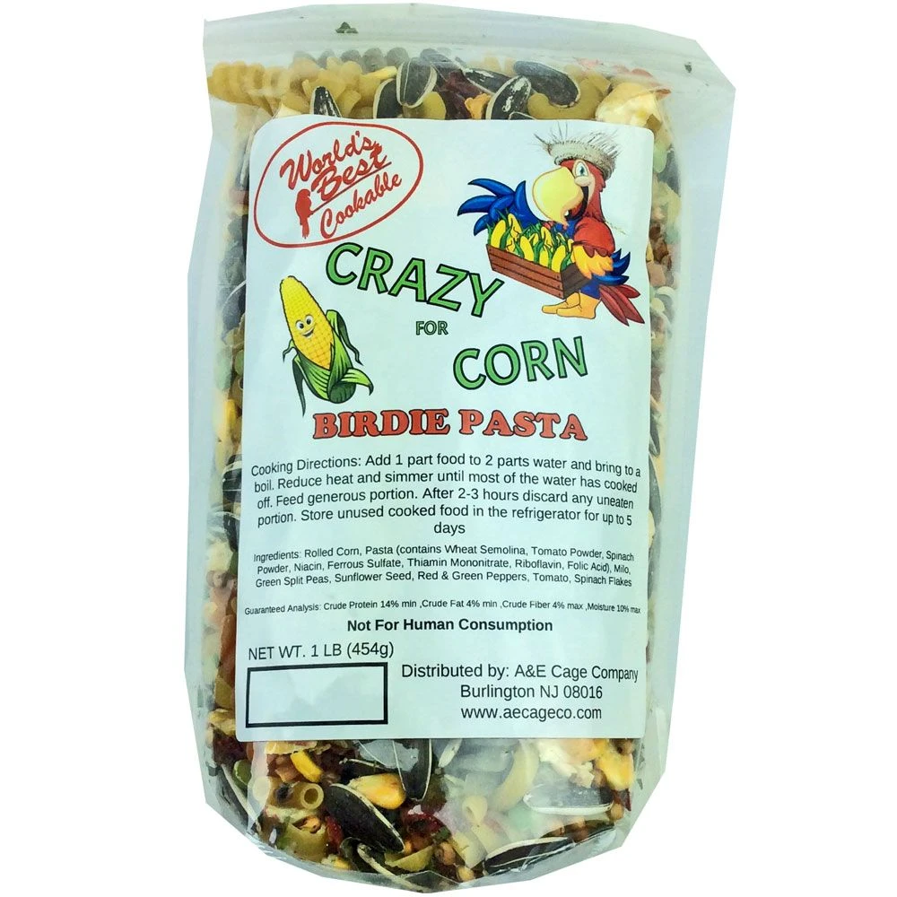 World's Best Crazy For Corn Birdie Pasta (1 Lb)